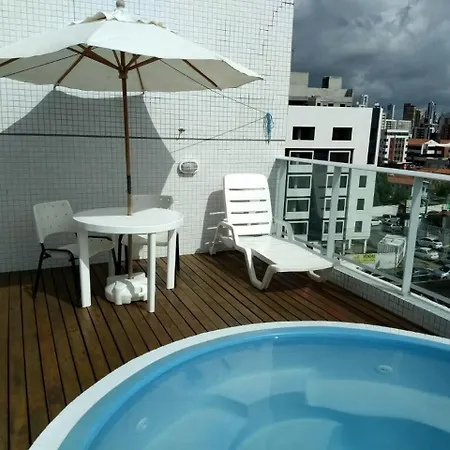Israel Flat Tambau Apt 418 - Cobertura Duplex Com Piscina Privativa João Pessoa Exterior foto